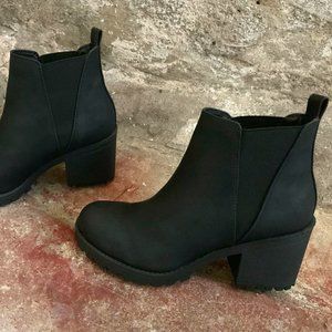 Dirty Laundry Lisbon Sedona Black Ankle Chelsea Boots US6.5 EUR37